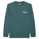 SALTWATER LONG SLEEVE BONEFISH GRAPHIC TEE - MEDITERRANEA