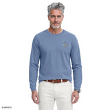SALTWATER LONG SLEEVE CATCH YOU LATER GRAPHIC TEE - MOONLIGHT BLUE