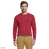 SALTWATER LONG SLEEVE HUNTIN' GRAPHIC TEE - SUNDRIED TOMATO