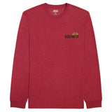 SALTWATER LONG SLEEVE HUNTIN' GRAPHIC TEE - SUNDRIED TOMATO