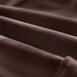 CORDUROY LONG SLEEVE BUTTON-DOWN SHIRT - SEAL BROWN