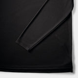GOLF LONG SLEEVE PERFORMANCE POLO - CAVIAR