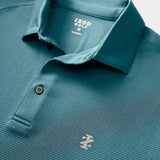 GOLF LONG SLEEVE PERFORMANCE POLO - MEDITERRANEA