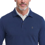 GOLF LONG SLEEVE PERFORMANCE POLO - SARGASSO SEA
