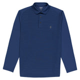GOLF LONG SLEEVE PERFORMANCE POLO - SARGASSO SEA