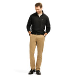 ADVANTAGE PERFORMANCE QUARTER ZIP FLEECE - BLACK