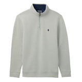 ADVANTAGE PERFORMANCE QUARTER ZIP FLEECE - LT GREY HTHR