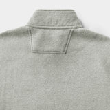 ADVANTAGE PERFORMANCE QUARTER ZIP FLEECE - LT GREY HTHR