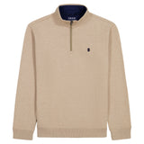 ADVANTAGE PERFORMANCE QUARTER ZIP FLEECE - CAMEL HTHR