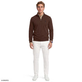 ADVANTAGE PERFORMANCE QUARTER ZIP FLEECE - SEAL BROWN