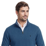 ADVANTAGE PERFORMANCE QUARTER ZIP FLEECE - TRUE NAVY
