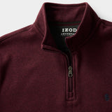 ADVANTAGE PERFORMANCE QUARTER ZIP FLEECE - ZINFANDEL