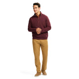 ADVANTAGE PERFORMANCE QUARTER ZIP FLEECE - ZINFANDEL