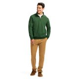 ADVANTAGE PERFORMANCE QUARTER ZIP FLEECE - DARK GREEN