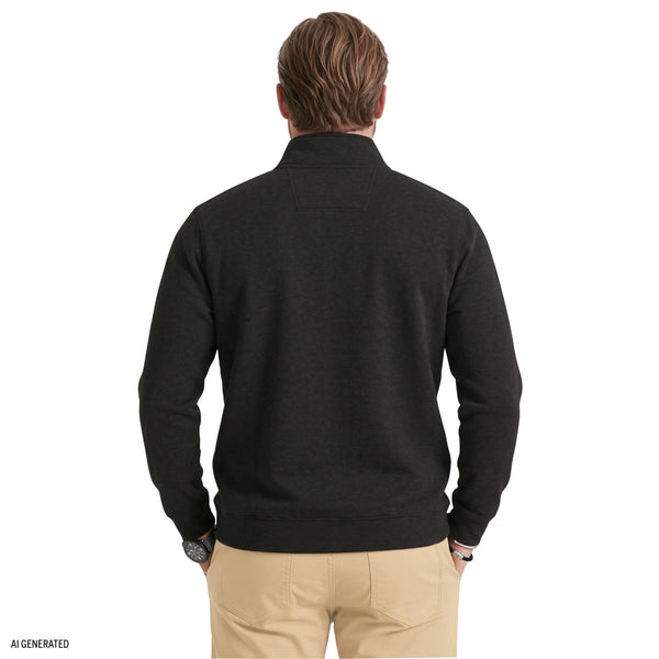 Big & Tall Advantage Performance Quarter Zip Fleece - Black – IZOD