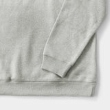 BIG & TALL ADVANTAGE PERFORMANCE QUARTER ZIP FLEECE - LT GREY HTHR