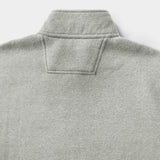 BIG & TALL ADVANTAGE PERFORMANCE QUARTER ZIP FLEECE - LT GREY HTHR