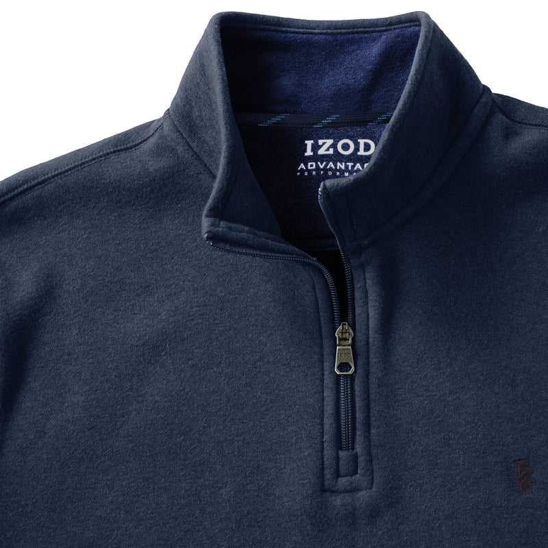 Big & Tall Advantage Performance Quarter Zip Fleece - Navy Blazer