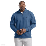 BIG & TALL ADVANTAGE PERFORMANCE QUARTER-ZIP FLEECE - TRUE NAVY