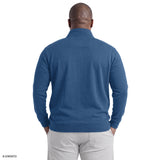 BIG & TALL ADVANTAGE PERFORMANCE QUARTER-ZIP FLEECE - TRUE NAVY