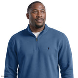BIG & TALL ADVANTAGE PERFORMANCE QUARTER-ZIP FLEECE - TRUE NAVY