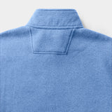 BIG & TALL ADVANTAGE PERFORMANCE QUARTER ZIP FLEECE - DELLA ROBBIA BLUE