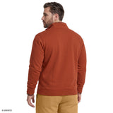 BIG & TALL ADVANTAGE PERFORMANCE QUARTER ZIP FLEECE - POTTERS CLAY