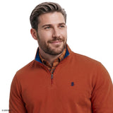 BIG & TALL ADVANTAGE PERFORMANCE QUARTER ZIP FLEECE - POTTERS CLAY