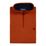 BIG & TALL ADVANTAGE PERFORMANCE QUARTER ZIP FLEECE - POTTERS CLAY