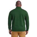 BIG & TALL ADVANTAGE PERFORMANCE QUARTER ZIP FLEECE - DARK GREEN