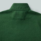 BIG & TALL ADVANTAGE PERFORMANCE QUARTER ZIP FLEECE - DARK GREEN