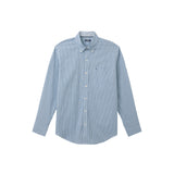 PERFORMANCE COMFORT PLAID BUTTON-DOWN SHIRT - LICHEN BLUE