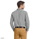PERFORMANCE COMFORT PLAID BUTTON-DOWN SHIRT - SLEET
