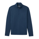 MICROFLEECE QUARTER-ZIP  - NAVY BLAZER
