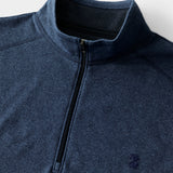 MICROFLEECE QUARTER-ZIP  - NAVY BLAZER