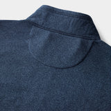 MICROFLEECE QUARTER-ZIP  - NAVY BLAZER