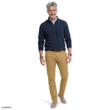 MICROFLEECE QUARTER-ZIP  - NAVY BLAZER