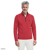 MICROFLEECE QUARTER-ZIP  - SUNDRIED TOMATO