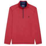MICROFLEECE QUARTER-ZIP  - SUNDRIED TOMATO
