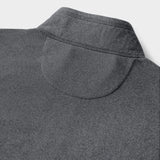 BIG & TALL MICROFLEECE QUARTER-ZIP - DARK SHADOW