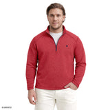 BIG & TALL MICROFLEECE QUARTER-ZIP - SUNDRIED TOMATO