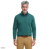 PERFORMANCE COMFORT FEEDER STRIPE QUARTER-ZIP - MEDITERRANEA