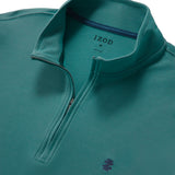 PERFORMANCE COMFORT FEEDER STRIPE QUARTER-ZIP - MEDITERRANEA