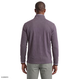 PERFORMANCE COMFORT FEEDER STRIPE QUARTER-ZIP - LAVENDER