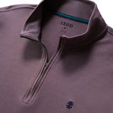 PERFORMANCE COMFORT FEEDER STRIPE QUARTER-ZIP - LAVENDER
