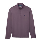 PERFORMANCE COMFORT FEEDER STRIPE QUARTER-ZIP - LAVENDER