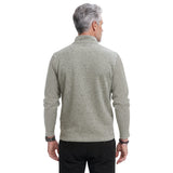 THERMASOFT SWEATER FLEECE QUARTER-ZIP - LT GREY HTHR