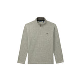 THERMASOFT SWEATER FLEECE QUARTER-ZIP - LT GREY HTHR