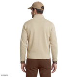 THERMASOFT SWEATER FLEECE QUARTER-ZIP - ROCK HTHR