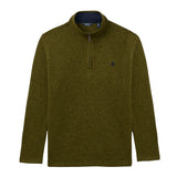 BIG & TALL THERMASOFT QUARTER-ZIP FLEECE - DARKEST SPRUCE
